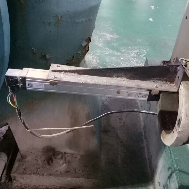 HLC拉桿式直線位移傳感器用于水輪機(jī)開(kāi)度測(cè)控系統(tǒng)